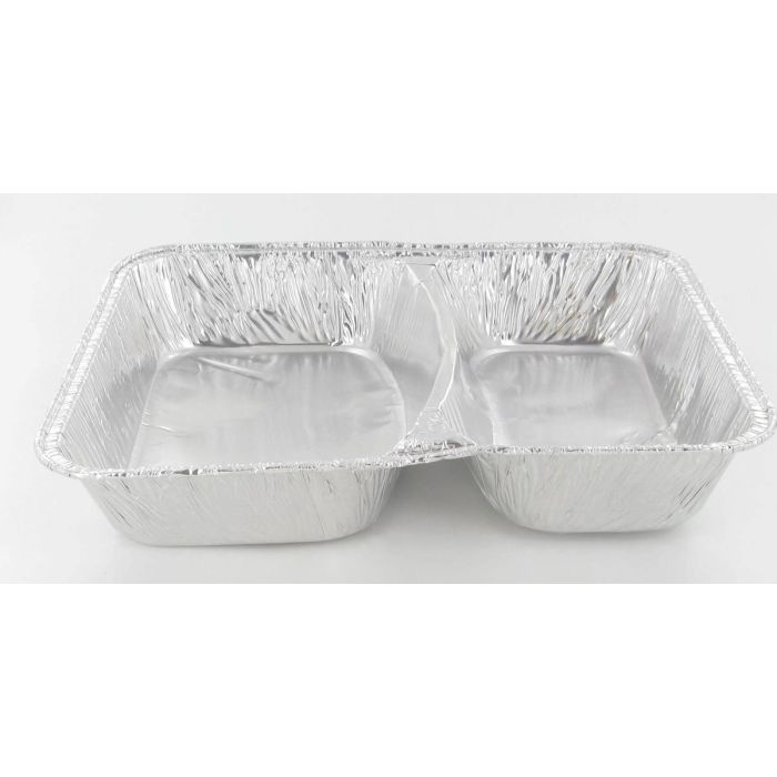 Alu bak 2 compartimenten - 1020ml - 100st