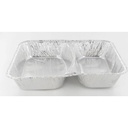 Alu bak 2 compartimenten - 1020ml - 100st