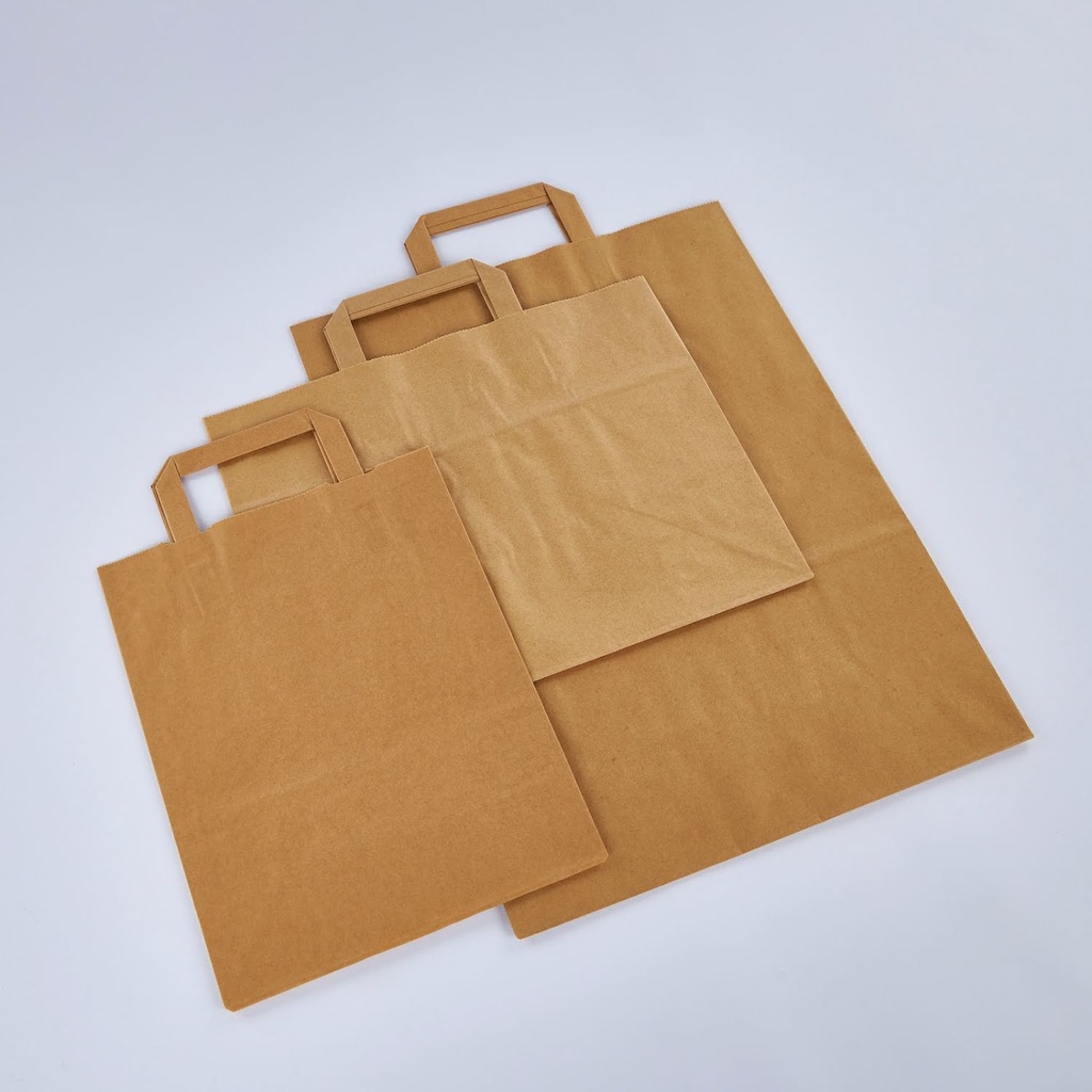 kraftzak 70gr (26+17x26cm, bruin, 50 stuks)