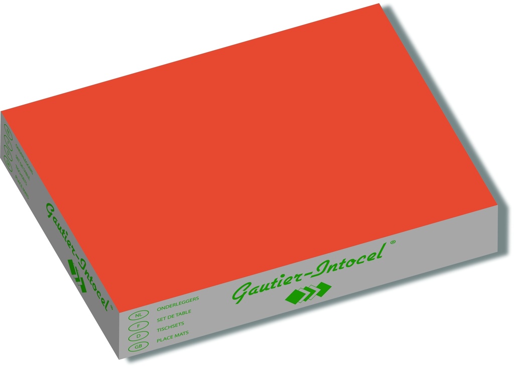 placemats 500 stuks (orange) 30x39cm