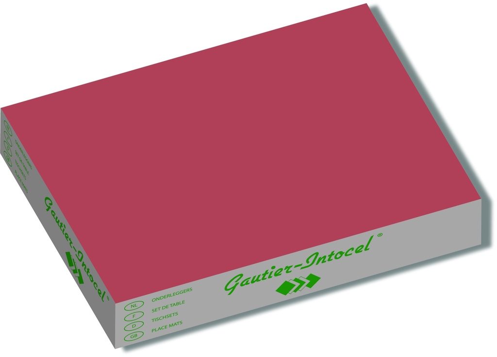 placemats 500 stuks (terracotta) 30x39cm