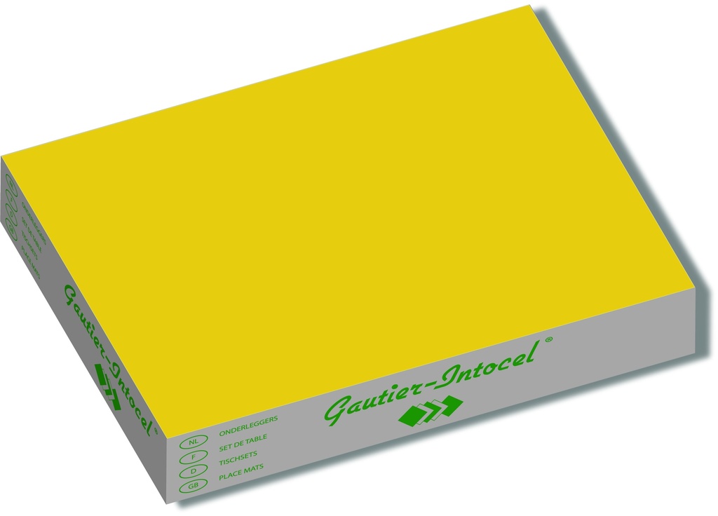 placemats 500 stuks (yellow) 30x39cm