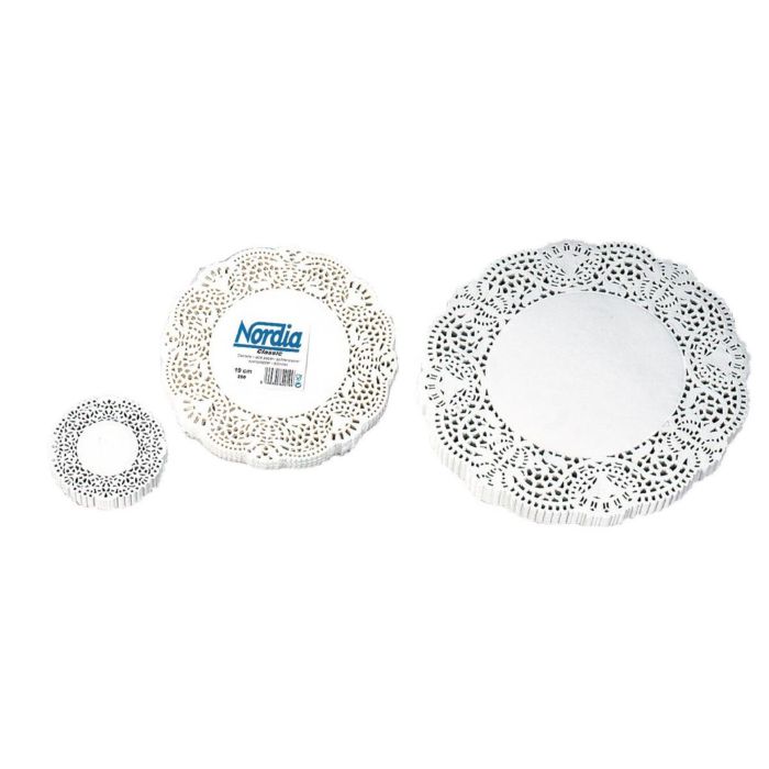 Dentellen 250St Wit (30Cm, Rond)