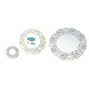 dentellen 250st wit (17cm, rond)