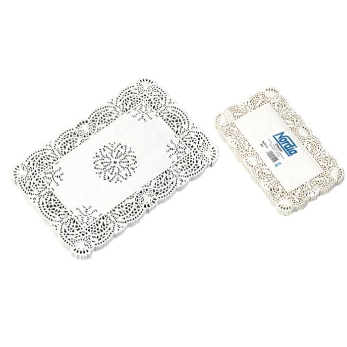 DENTELLEN 250ST WIT (25X35CM, RECHTHOEKIG)