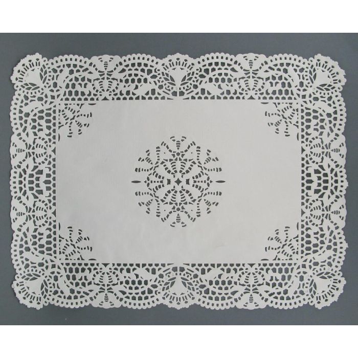DENTELLEN 250ST WIT (35X45CM, RECHTHOEKIG)