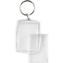 Transparante Sleutelhanger, 40X50Mm, 25Stks.