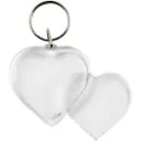 Transparante Sleutelhanger, 50X50Mm, 25Stks.