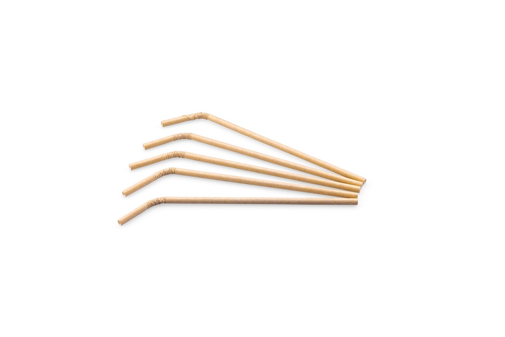 Buigrietjes Papier (Fsc®) Kraft Ø 6 Mm / 24Cm Zak À 200