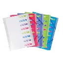 Chromaline Sorteermap Pp 3 Kleppen - 8 Indelingen - Geassorteerde Kleuren