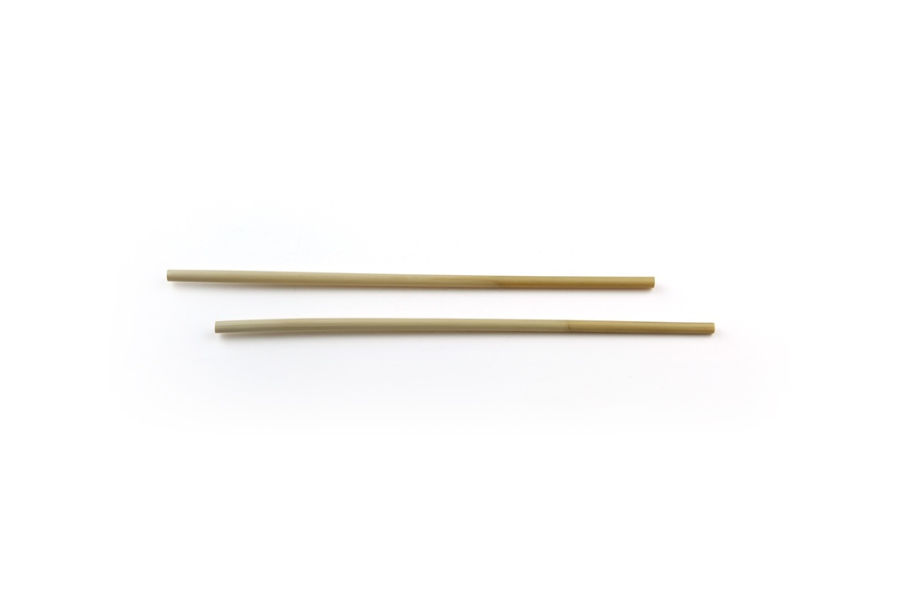 Drinkrietjes (6-8 25Cm, Bruin, 50, Bio/Riet)