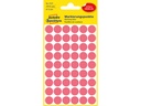Etiket Zweckform 12Mm Rond,  Fluo Rood, 270 Stuks