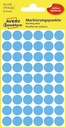 Etiket Avery Zweckform 3142 Rond 12Mm Blauw 270Stuks