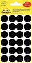 Zweck Etiketten (18Mm (Rond), Zwart)