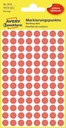 ZWECK ETIKETTEN (8MM (ROND), ROOD)