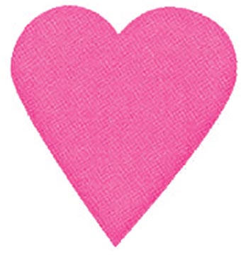 Zakje met 400 plakvorm hartje 10 kleuren