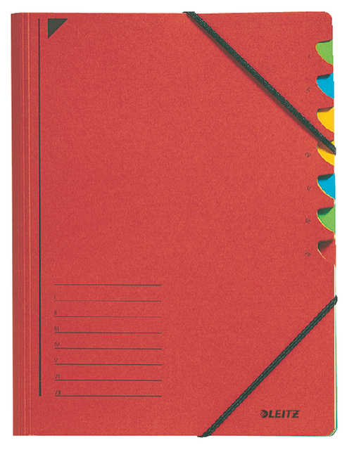 Sorteermap A4 7 Blad (Rood)