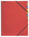 Sorteermap A4 7 Blad (Rood)