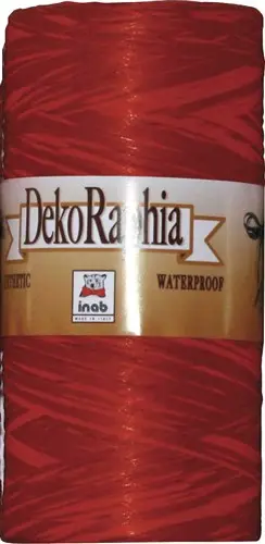 Raffia Cadeaulint Rood (200M)