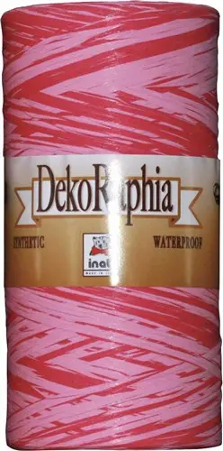 Raffia Cadeaulint Roze (200M)
