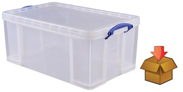Opbergdoos Transparant Useful (64 Liter)