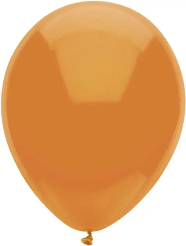 Ballon Uni Oranje (Ø30Cm, 100St)