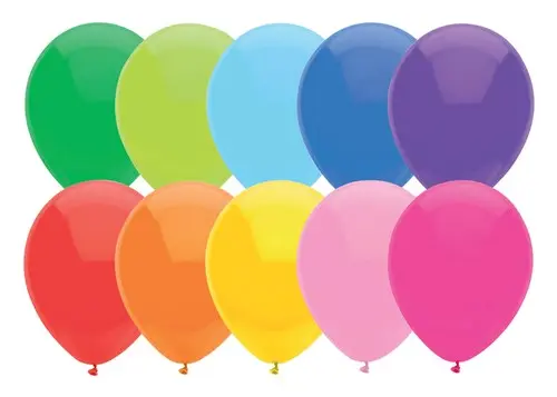Ballon Uni Assorti (Ø30Cm, 100St)