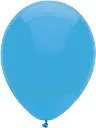 Ballon Uni Midden Blauw (Ø30Cm, 100St)