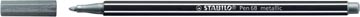 Stabilo Pen 68 (zilver metalic)
