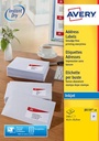 Zweck Etiketten Quick Dry Inkjet (63.5X33.9Mm)