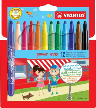 Stabilo Power Max Poch.12St
