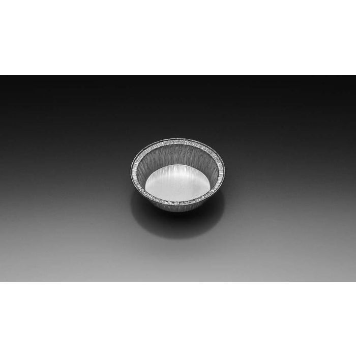 Alu schaal met gerolde rand - zilver - ø99x25mm 110ml 100 stuks
