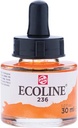 Ecoline Vloeibare Waterverf Fles 30 ml Lichtoranje 236