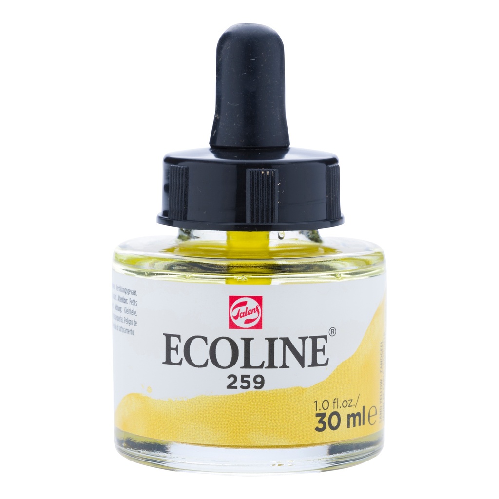 Ecoline Vloeibare Waterverf Fles 30 Ml Zandgeel 259
