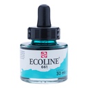 Ecoline Vloeibare Waterverf Fles 30 Ml Turkooisgroen 661