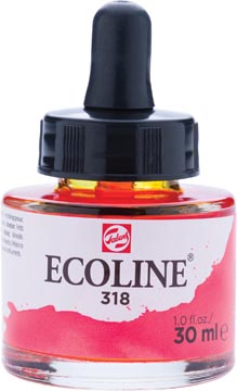 Ecoline Vloeibare Waterverf Fles 30 Ml Karmijn 318