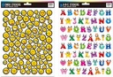 stickers ster/smile a4 glitter