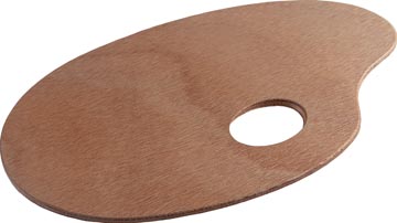 Talens Houten Palet Ovaal 16X25Cm