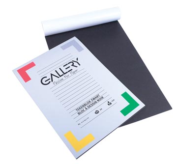 Tekenblok Zwart A4 120Gr 20Vel