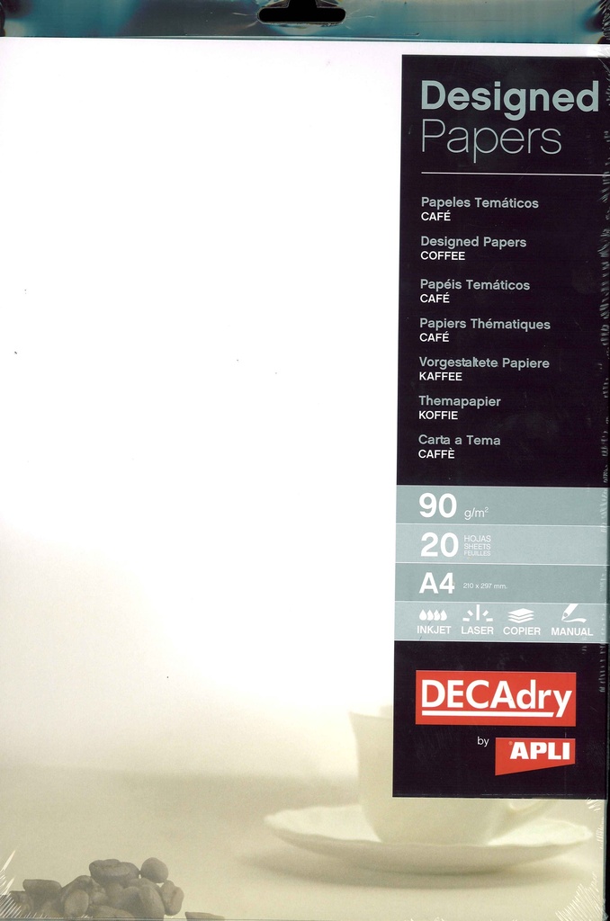 themapapier koffie 90gr 20vel