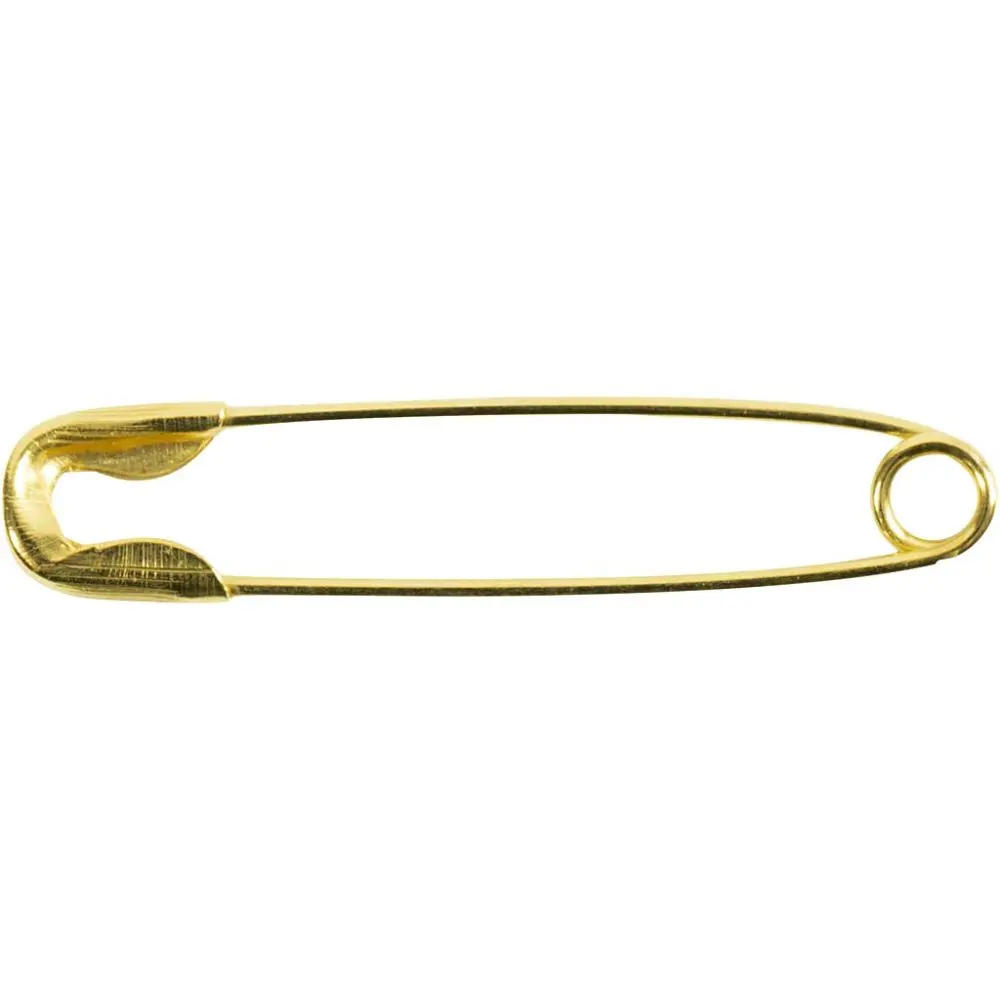 Metalen Veiligheidsspelden, Goud, L: 22 Mm, Dikte 0,6Mm, 500 Stuks