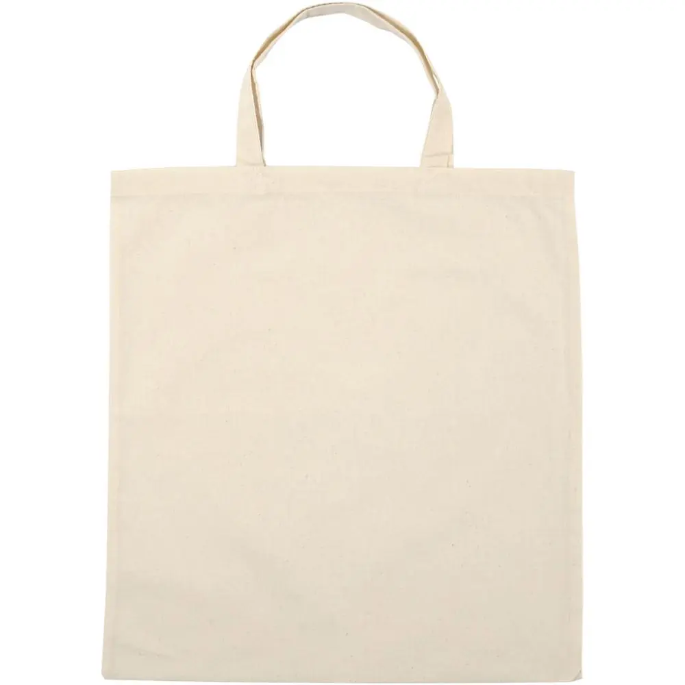 Draagtas Met Korte Oren 38X42, 145Gr, Licht Naturel, 5 Stuks