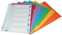 VERDEELKAARTEN KARTON A4 6 TABS/VOORBLAD