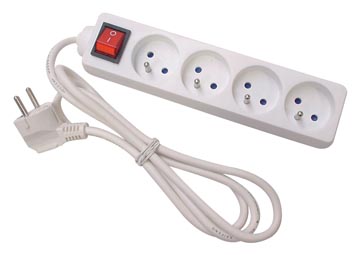 Verlengk.4 Stopcon.1.5M Wit