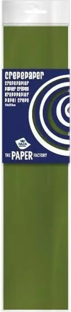 Crepe Papier Mosgroen (Fsc, 250X50Cm) Op Rol