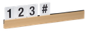 wallboard letter shelf