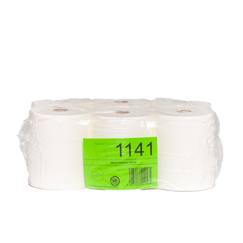 6X Handtowel Roll 150m x 21cm 2-Laags (Tork H1)