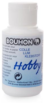 WITTE HOBBYLIJM PIEPSCHUIM,PAPIER EN KARTON 100ML.