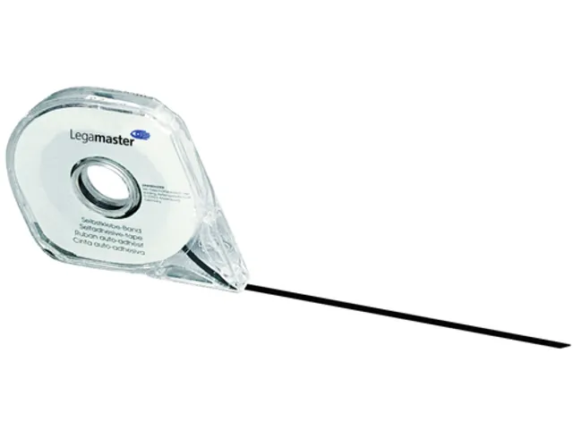 legamaster planbord verdeeltape 1,0 x16m zwart