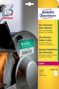 Zweckform Avery L7917-10, weervast-ultra resistent etiket,  210x297mm, polyester, wit, 10st, inkjet-laser-kopie